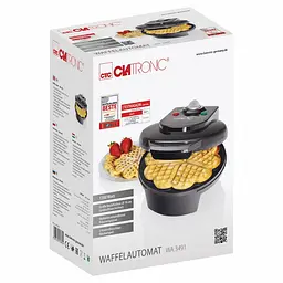 Вафельница Clatronic WA 3491 black - мініатюра 7