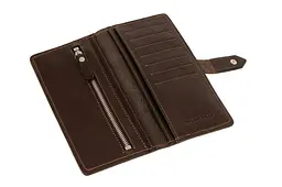 Чоловіче шкіряне портмоне GRANDE PELLE 18х9х1.5 см acs0029364 - мініатюра 2