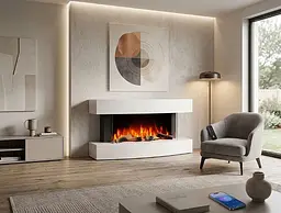 Електрокамін ArtiFlame Lofoten AF48 з 3D-ефектом полум’я, обігрівом та Wi-Fi керуванням - мініатюра 5