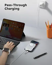 Повербанк VEGER V1171 10000 мАг 20W PD Fast Charging White - мініатюра 7