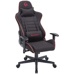 Ігрове крісло GamePro Size L Fabric Black&Red (GC575FB) - мініатюра 4