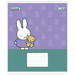 Набір зошитів Yes My Miffy 12 аркушів у клітинку 25 шт. (768651) - мініатюра 6