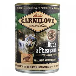 Вологий корм для собак Carnilove Duck & Pheasant 400 г (качка та фазан) - мініатюра 2