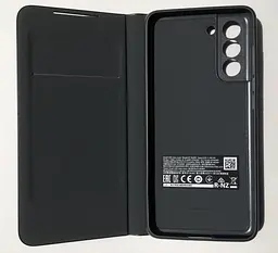 Чохол-книжка Official LED Wallet View Cover EF-NG991PBEGRU для Samsung Galaxy S21 (6.2") Чорний - мініатюра 6