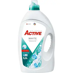 Гель для прання Active White з ароматом свіжості 5.8 л