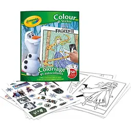 Розмальовка Crayola Frozen Крижане серце, з наклейками, 32 сторінки (04-5864) - мініатюра 2