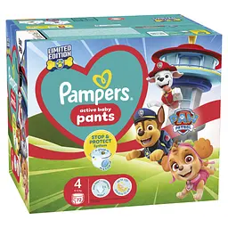 Підгузки Pampers Maxi Розмір 4 (9-15 кг) Paw Patrol 72 шт (8006540863572) - мініатюра 2