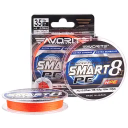 Шнур Favorite Smart PE 8x 150м (sky blue) 0.6/0.132 мм 9 lb/5.4 кг - мініатюра 2