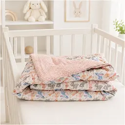 Плед дитячий MirSon Poplin Waffle Rabbits 150х220 см (2200013893516) - мініатюра 5