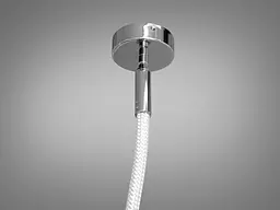 Люстра стельова LED Diasha 9610-2000CH Шланг, 22Вт, 3200K, хром, для коридору, вітальні, кухні - мініатюра 5