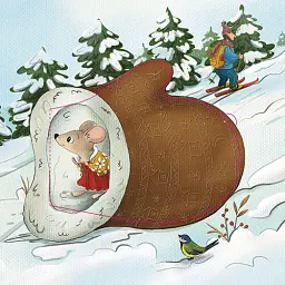 Рукавичка. Казка з віконцем - - мініатюра 4