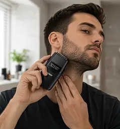 Бритва VGR V 640 S Black / Шейвер чоловічий професійний / Електробритва акумуляторна чорна - мініатюра 4