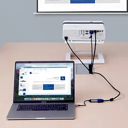 Перехідник Baseus Enjoyment Series Type-C to VGA+PD HUB Convertor CAHUB-O0G Dark Grey - мініатюра 5