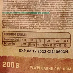 Ласощі для собак Carnilove Dog Semi Moist Качка та розмарин 200 г - мініатюра 4