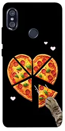 Чохол Demsky Pizza Love Cat для Xiaomi Redmi Note 5 Pro / Note 5 (AI Dual Camera)