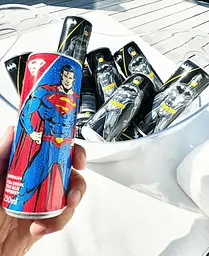 Газований напій Superman Drink Raspberry Blueberry 250 мл - мініатюра 3