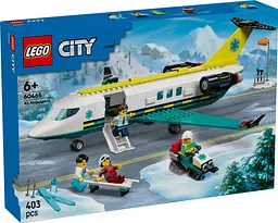 Конструктор LEGO City Літак швидкої медичної допомоги 403 деталей (60465) - мініатюра 3