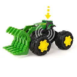 Машинка Трактор John Deere Kids Monster Treads з ковшем і великими колесами (47327) - мініатюра 5