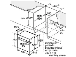 Духова шафа Bosch HBG7341B2 - мініатюра 9