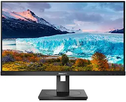TFT 27" Philips 275S1AE, IPS, QHD,DVI-D, DP, HDMI, pivot, колонки, чорний