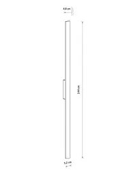 Світильник вуличний настінний Nowodvorski 11560 Demi LED L 1x24W 3000K 1500Lm IP54 пісочний - мініатюра 6