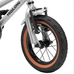 Дитячий велосипед Miqilong ST 12" срібний - мініатюра 6