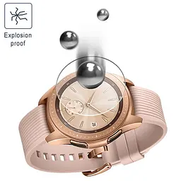 Загартоване скло для годинника Samsung Galaxy Watch 42 мм VSKEY, диаметр 30,5 мм - мініатюра 3
