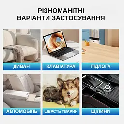 Автомобільний пилосос Yaoen 121 Brushless 90W 4000mAh (YVCNU3090B 5408) Чорний - мініатюра 8