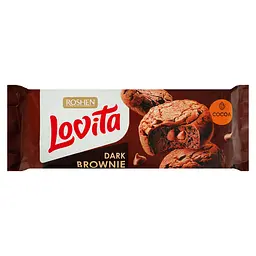 Здобне печиво Roshen Lovita Brownie зі смаком какао 152 г
