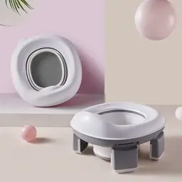 Складаний дитячий горщик Kruzzel 2в1 (мобільний + накладка на унітаз) з чохлом і пакетами, модель 25510 - мініатюра 5