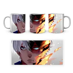 Кружка GeekLand Моя геройська академія My Hero Academia Портрет Тодорокі Горить MHA 02.527 - мініатюра 4