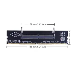 Конвертор Dynamode DDR5 Laptop SO-DIMM to Desktop DIMM RAM Memory (DM-DDR5-DIMM-Converter) - мініатюра 5