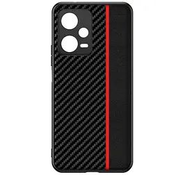 Чохол накладка Primolux CFC для Xiaomi Redmi Note 12 Pro Plus 5G Black&Red - мініатюра 3