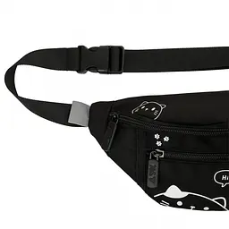 Сумка на пояс Yes SP-36 Black Cat чорна (550553) - мініатюра 6