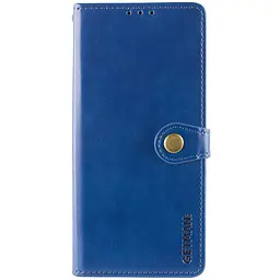 Шкіряний чохол-книжка Getman Gallant (PU) для Motorola Edge 70 Fusion / 70 Fusion+ Синій