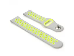 Ремінець BeCover Nike Style для Xiaomi iMi KW66/Mi Watch Color/Haylou LS01/LS02/Haylou Smart Watch Solar LS05 Grey-Green (705807) - мініатюра 2