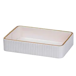 Серветниця з еко-шкіри для дому, білий TS Kitchen HP9900W