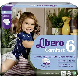 Підгузки Libero Comfort 6 (13-20 кг), 42 шт. (84021) - мініатюра 2