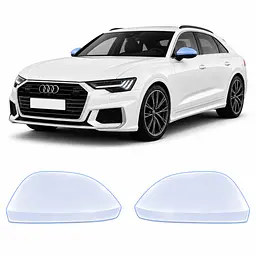 Антигравійна захисна бронеплівка за лекалами для Audi Q8 4M facelift 2024- дзеркала