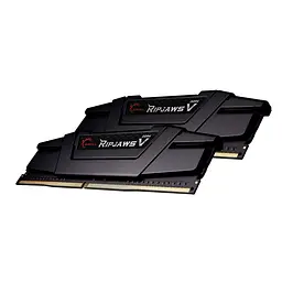 Пам'ять для настільних комп'ютерів G.Skill 32 GB (2x16GB) DDR4 3600 MHz Ripjaws V Classic Black (F4-3600C18D-32GVK) - мініатюра 2