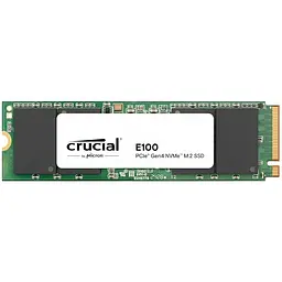Накопичувач SSD 1TB Crucial E100 M.2 2280 NVMe PCIe 4.0 x4 3D NAND QLC (CT1000E100SSD8)