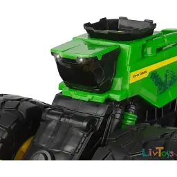 Іграшковий комбайн John Deere Kids Monster Treads з молотаркою і великими колесами (47329) - мініатюра 3