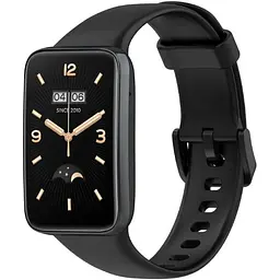 Ремінець DK для Xiaomi Mi Band 7 Pro Silicone Sport Band Classic (black) - мініатюра 2