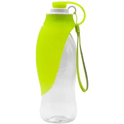 Пляшка для собак Zoofari 550 мл Ø8 х 21,5 смi прозора green