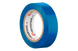 Стрічка електроізоляційна Intertool ізолента 10 м синя в упаковці 10 шт. - мініатюра 3