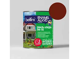 Емаль алкідна ПФ-115 BELLINI Червоно-коричневий 0.9кг