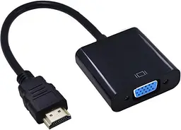 Адаптер STLab HDMI - VGA black (U-990 Pro BTC) - мініатюра 1