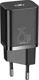 Зарядний пристрій Baseus Super Si Quick Charger 1C 25W EU black (CCSP020101)