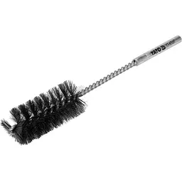 Щітка дротяна Yato з нержавіючої сталі Ø=32 x 65 мм тримач Ø 8 мм L=200 мм (YT-47697) - мініатюра 2