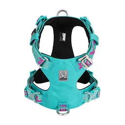 Шлея для собак Truelove TLH6282 з водонепроникної тканини Cordura, світловідбиваюча XL, Блакитний - мініатюра 3